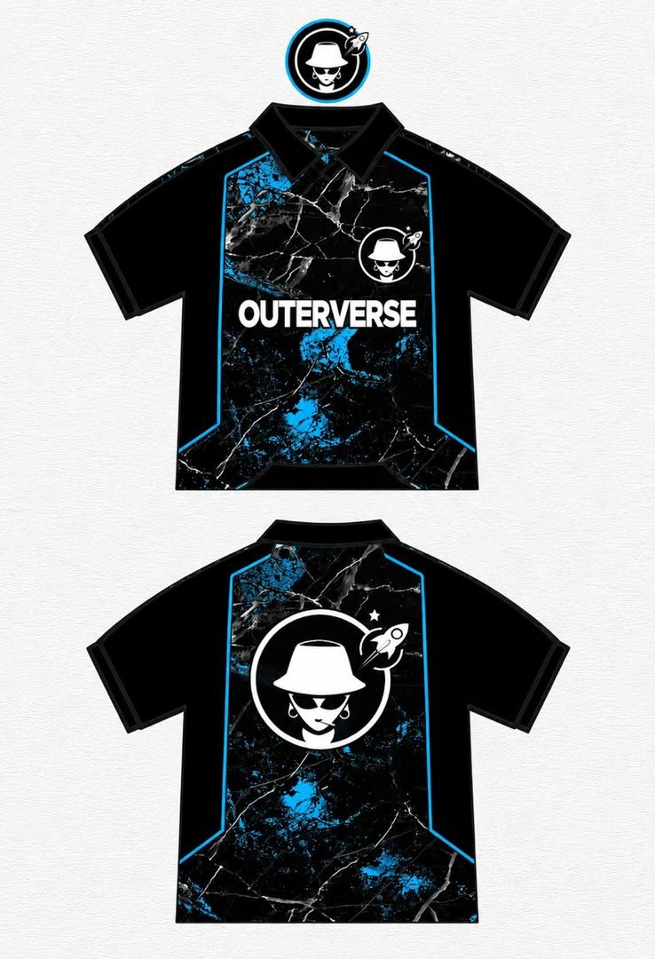 Orbit Jersey in blue marble